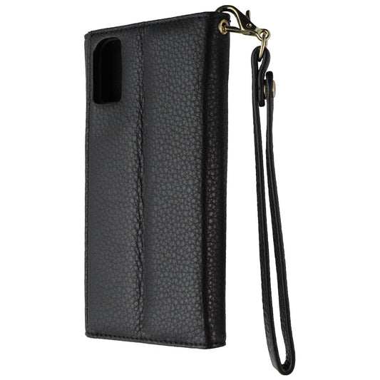 Case-Mate Folio Wristlet Wallet Case for Apple iPhone X 10 - Black Leather/Gold Cell Phone - Cases, Covers & Skins Case-Mate - Simple Cell Bulk Wholesale Pricing - USA Seller