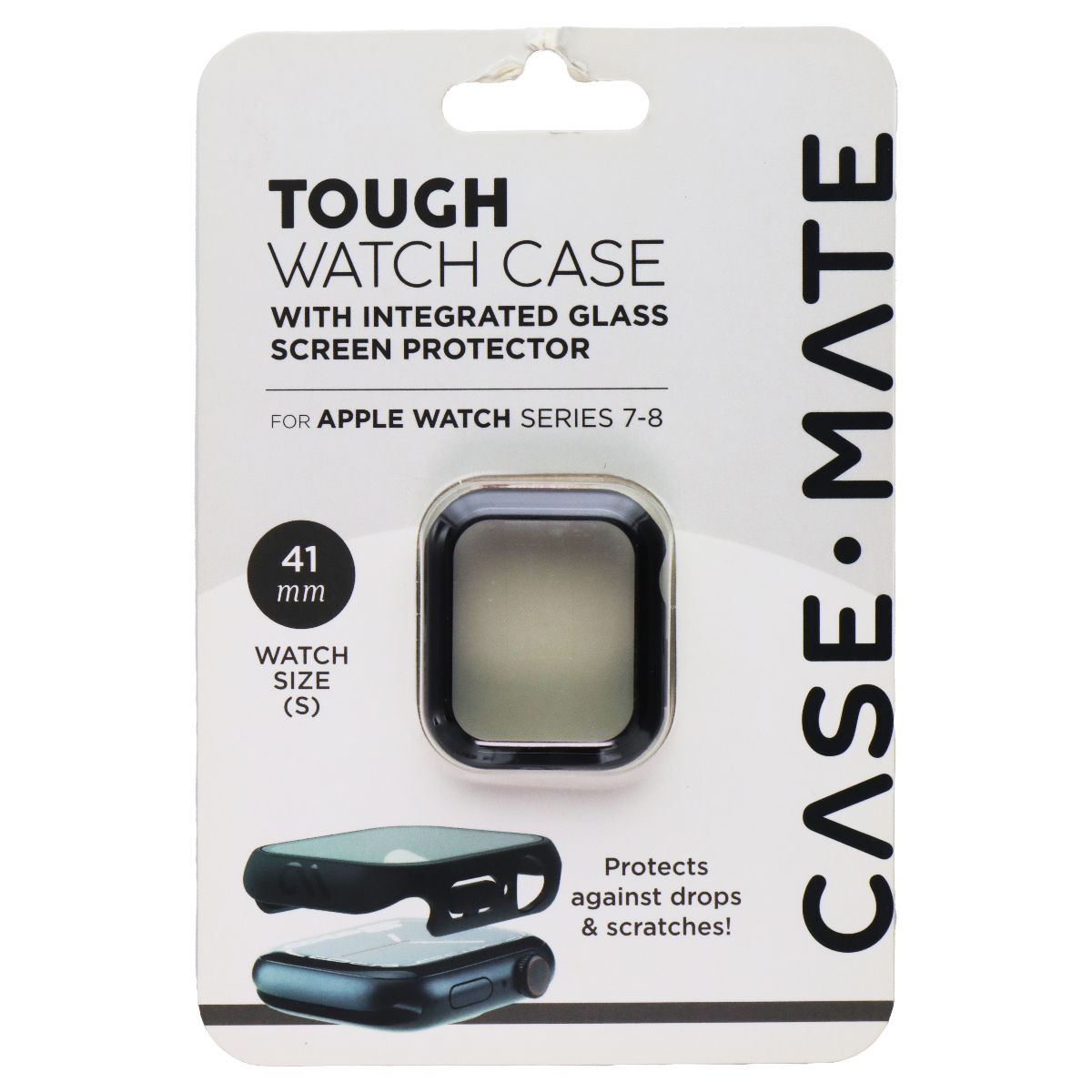 Case-Mate Tough Watch Case for 41mm Apple Watch Series 7-8 (Black) Smart Watch Accessories - Smart Watch Cases Case-Mate - Simple Cell Bulk Wholesale Pricing - USA Seller