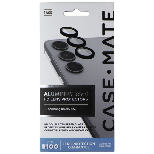 Case-Mate Aluminum Ring HD Lens Protectors for Samsung Galaxy S24 Cell Phone - Screen Protectors Case-Mate - Simple Cell Bulk Wholesale Pricing - USA Seller