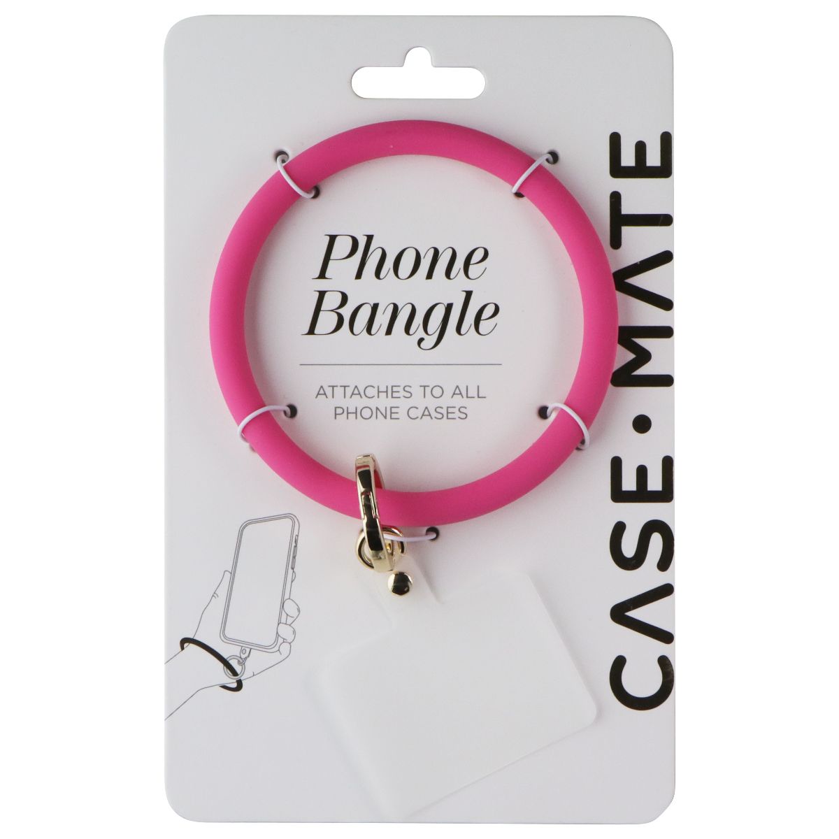Case-Mate Universal Phone Bangle - Fuchsia (Pink) Cell Phone - Other Accessories Case-Mate - Simple Cell Bulk Wholesale Pricing - USA Seller