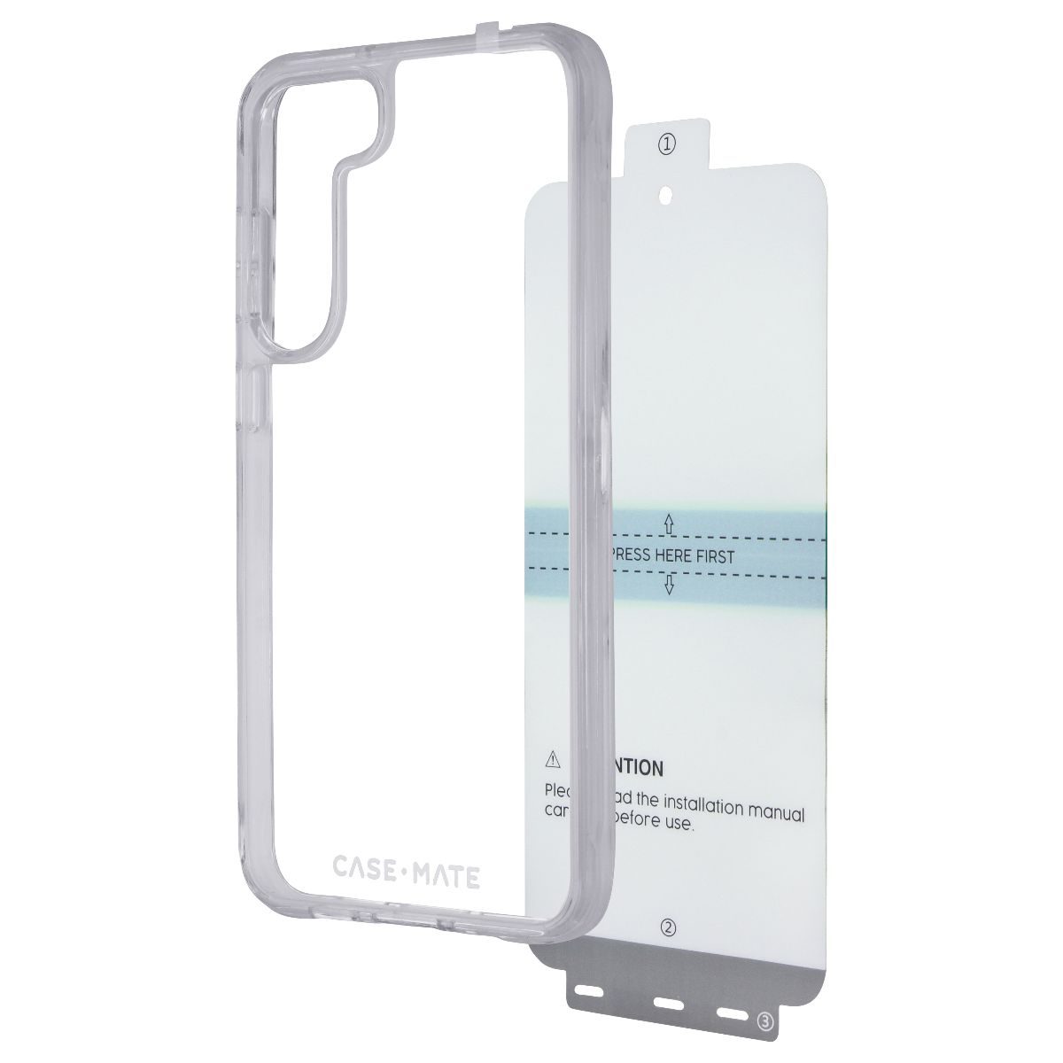 Case-Mate Protection Pack Case & Screen Protector for Galaxy (S23+) - Clear Cell Phone - Cases, Covers & Skins Case-Mate - Simple Cell Bulk Wholesale Pricing - USA Seller