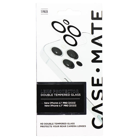 Case-Mate Double Tempered Glass Lens Protector for iPhone 15 Pro / 15 Pro Max Cell Phone - Screen Protectors Case-Mate - Simple Cell Bulk Wholesale Pricing - USA Seller