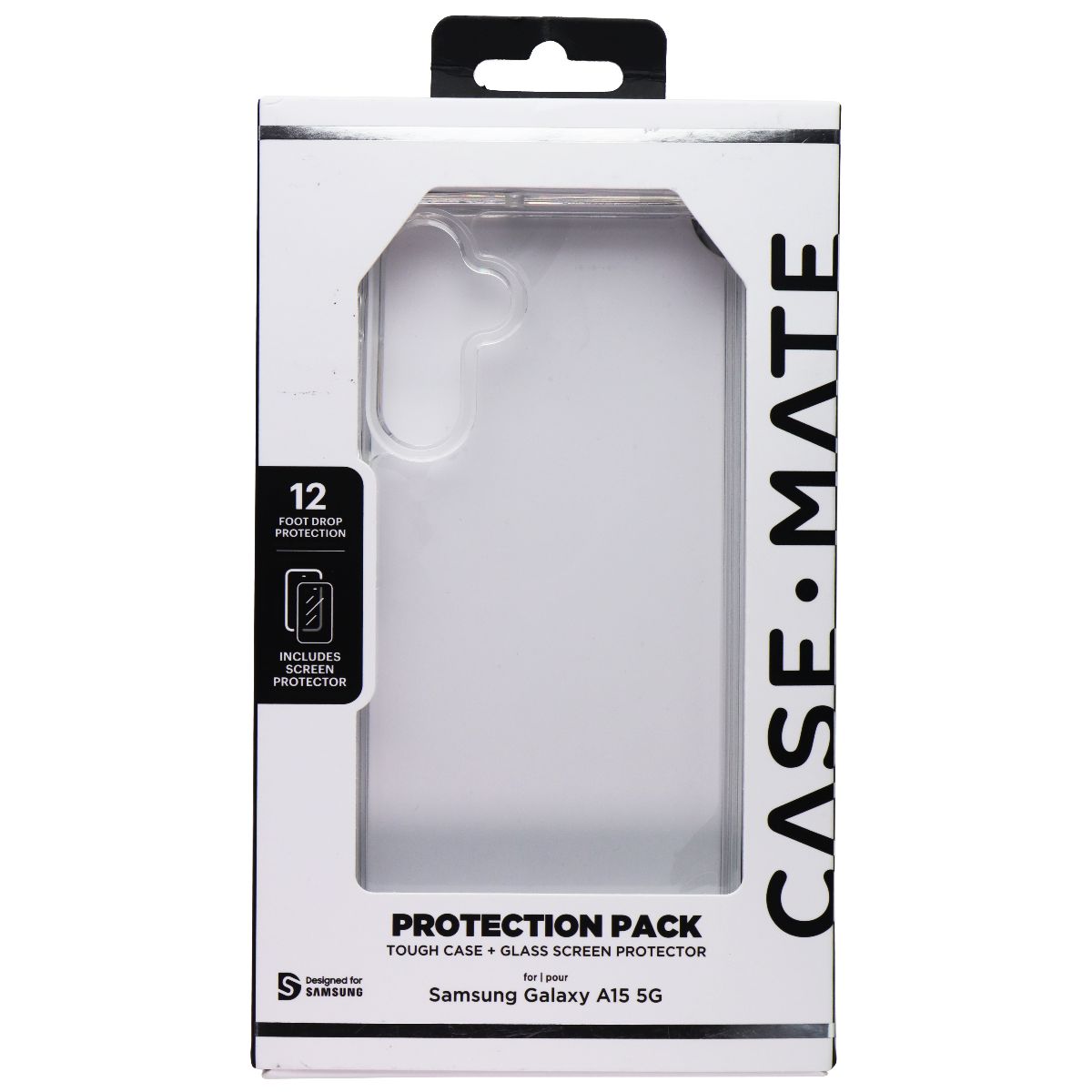 Case-Mate Protection Pack Case & Screen Protector for Galaxy A15 5G - Clear Cell Phone - Cases, Covers & Skins Case-Mate - Simple Cell Bulk Wholesale Pricing - USA Seller