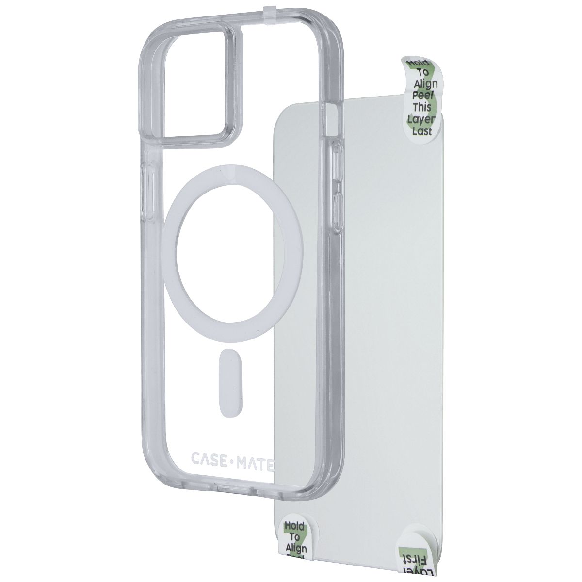 Case-Mate Protection Pack Case & Screen Protector for iPhone 15/14/13 - Clear Cell Phone - Cases, Covers & Skins Case-Mate - Simple Cell Bulk Wholesale Pricing - USA Seller