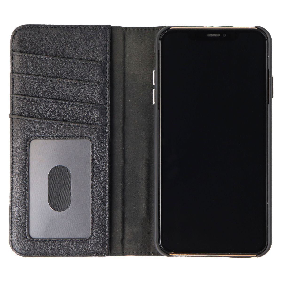 Case-Mate Wallet Folio Genuine Leather Case for Apple iPhone XS Max - Black Cell Phone - Cases, Covers & Skins Case-Mate - Simple Cell Bulk Wholesale Pricing - USA Seller