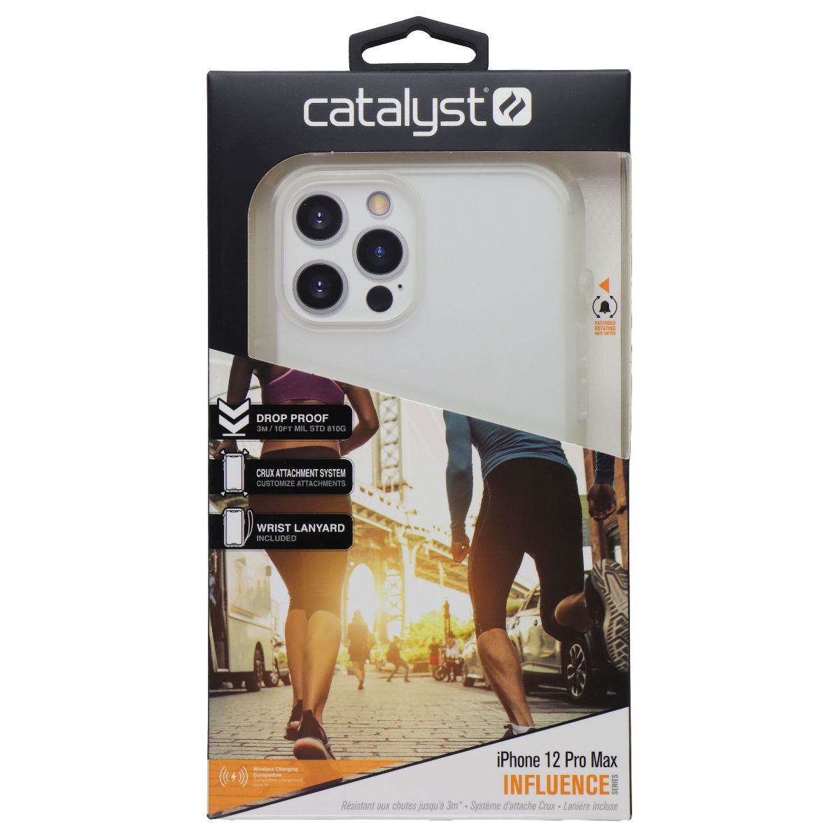 Catalyst Influence Series Case for Apple iPhone 12 Pro Max - Tactical Clear