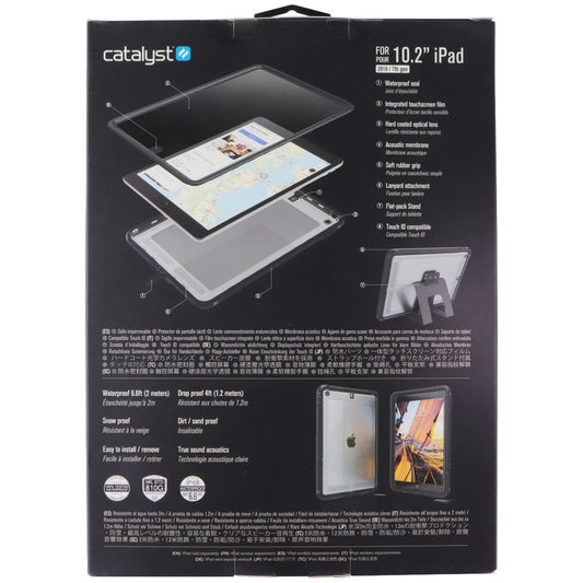 Catalyst 6.6FT Waterproof Case for 10.2-in iPad (2019/7th Gen) - Black iPad/Tablet Accessories - Cases, Covers, Keyboard Folios Catalyst - Simple Cell Bulk Wholesale Pricing - USA Seller