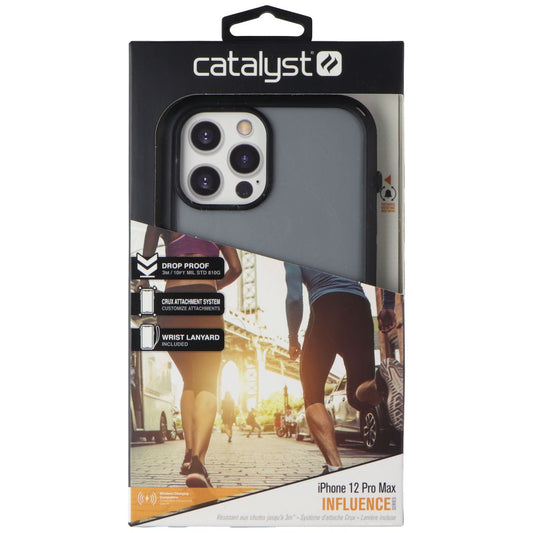 Catalyst Influence Series Case for Apple iPhone 12 Pro Max - Stealth Black Cell Phone - Cases, Covers & Skins Catalyst - Simple Cell Bulk Wholesale Pricing - USA Seller