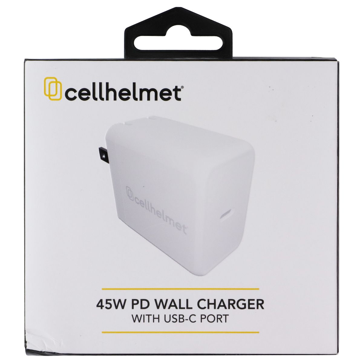 CellHelmet 45W Single Port USB-C PD Wall Charger - White