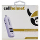 CellHelmet 3 Port USB 5V/4.8A Car Charger - White