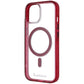CellHelmet Magnitude MagSafe Case for Apple iPhone 15 - Clear/Red Cell Phone - Cases, Covers & Skins CellHelmet - Simple Cell Bulk Wholesale Pricing - USA Seller