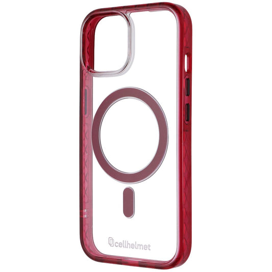 CellHelmet Magnitude MagSafe Case for Apple iPhone 15 - Clear/Red Cell Phone - Cases, Covers & Skins CellHelmet - Simple Cell Bulk Wholesale Pricing - USA Seller