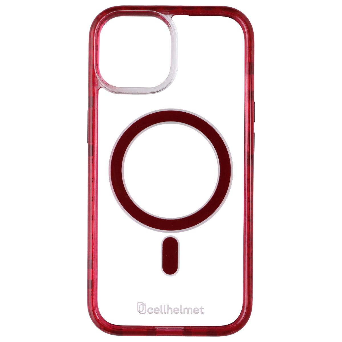 CellHelmet Magnitude MagSafe Case for Apple iPhone 15 - Clear/Red