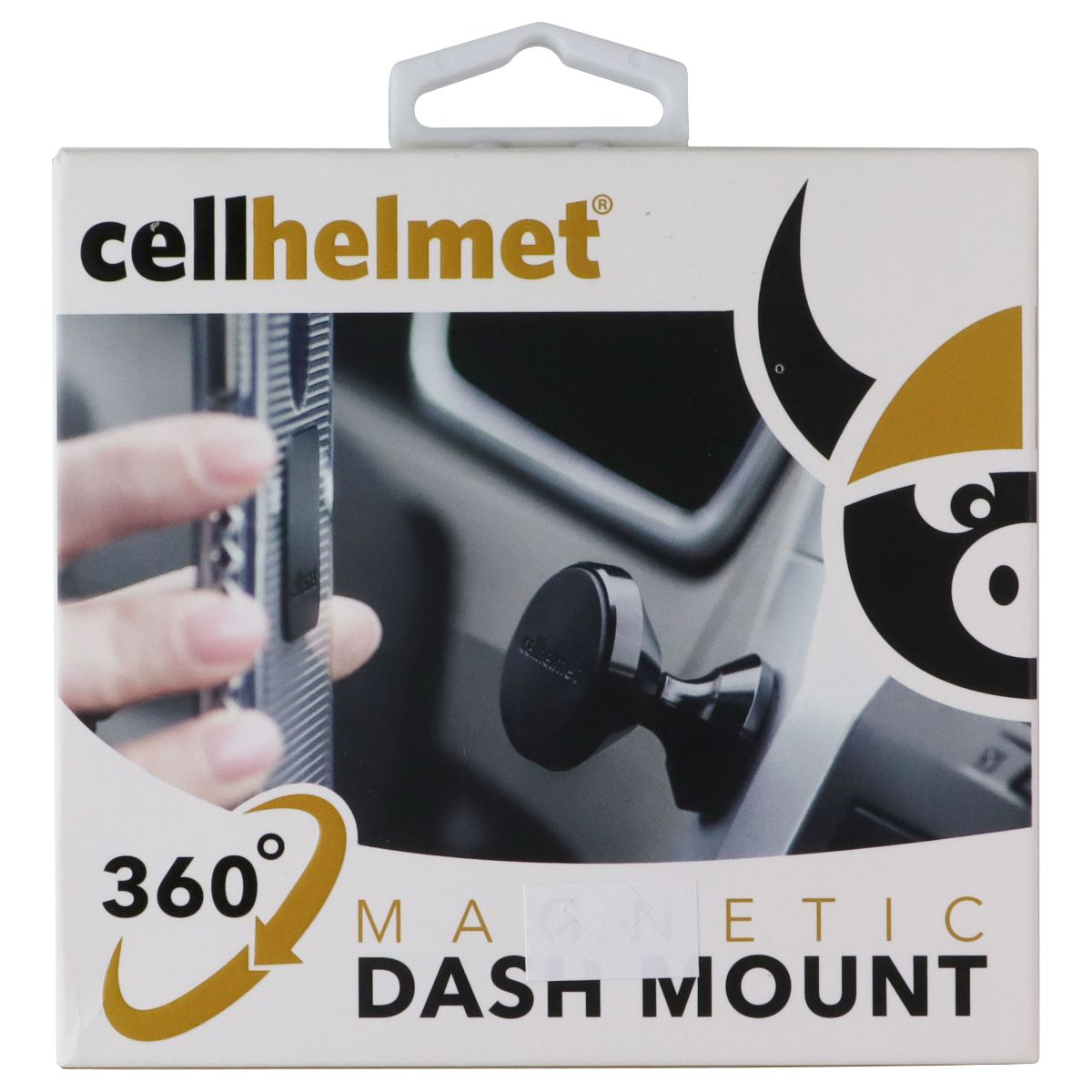 CellHelmet 360 Degree Magnetic Dash Mount - Black