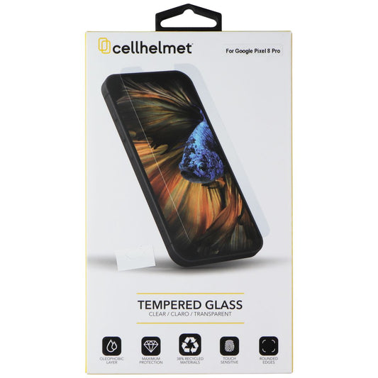 CellHelmet Tempered Glass for Google Pixel 8 Pro - Clear Cell Phone - Screen Protectors CellHelmet    - Simple Cell Bulk Wholesale Pricing - USA Seller