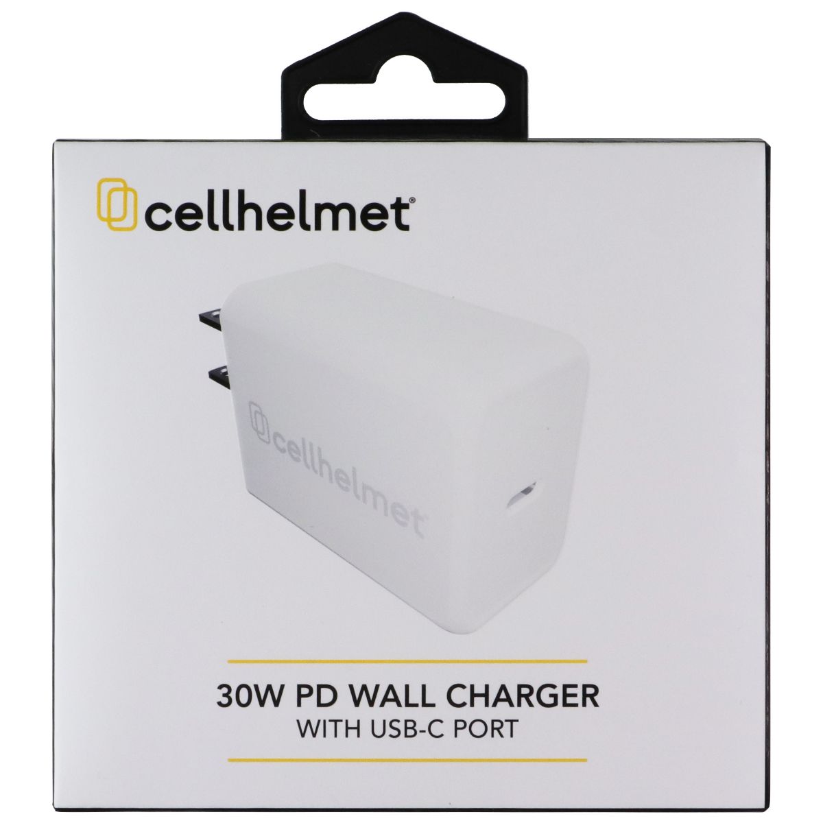 CellHelmet (30W) PD Wall Charger Adapter with USB-C Port - White