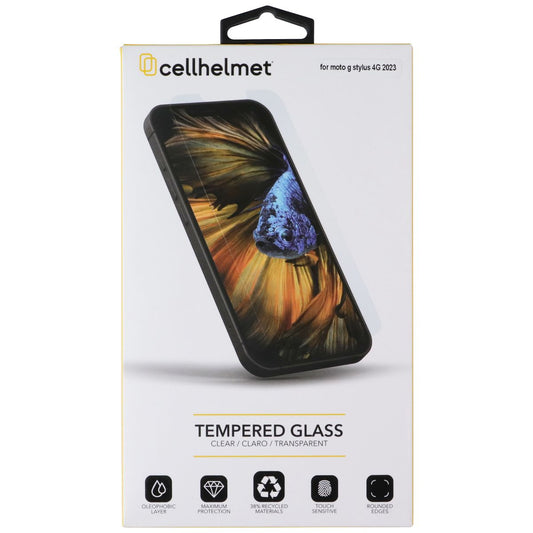 CellHelmet Tempered Glass Screen Protector for Motorola Moto G Stylus (2023) Cell Phone - Screen Protectors CellHelmet - Simple Cell Bulk Wholesale Pricing - USA Seller