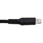 CELLCandy 10FT USB-C to Lightning 8-Pin Braided Charge & Sync Cable - Black Cell Phone - Cables & Adapters CELLCandy - Simple Cell Bulk Wholesale Pricing - USA Seller