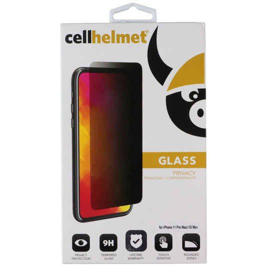 CellHelmet Glass Screen Protector for Apple iPhone 11 Pro Max/XS Max - Privacy Cell Phone - Screen Protectors CellHelmet - Simple Cell Bulk Wholesale Pricing - USA Seller
