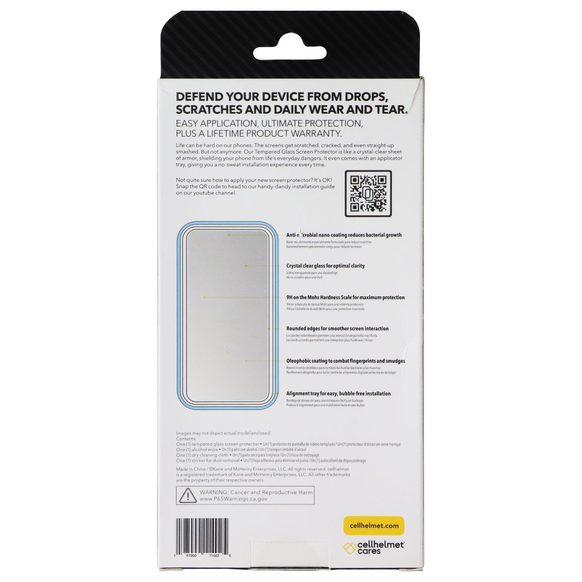 CellHelmet Tampered Glass Screen Protector for Samsung Galaxy A36 5G