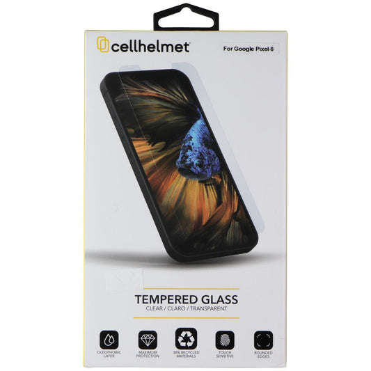 CellHelmet Tempered Glass for Google Pixel 8 - Clear Cell Phone - Screen Protectors CellHelmet    - Simple Cell Bulk Wholesale Pricing - USA Seller