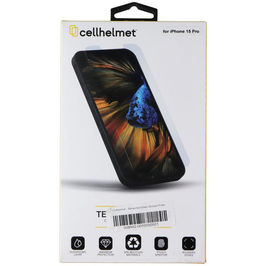 CellHelmet Tempered Glass Screen Protector for Apple iPhone 15 Pro