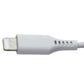 CellHelmet Wall Charger (2.4A / 12W) and USB-A to 8-Pin Lightning (3-Ft) - White Cell Phone - Cables & Adapters CellHelmet - Simple Cell Bulk Wholesale Pricing - USA Seller