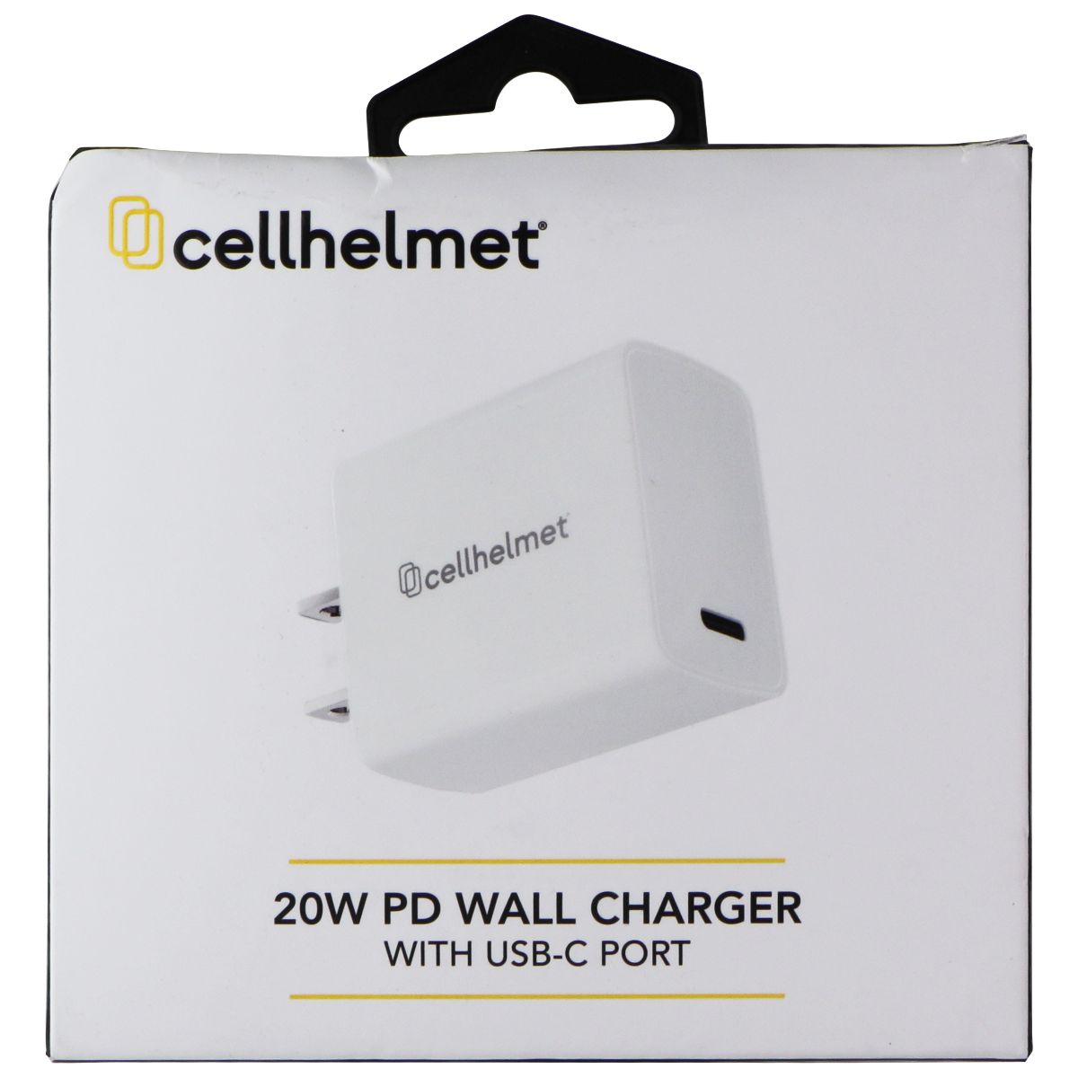 CellHelmet (20W) PD Wall Charger with USB-C Port - White Cell Phone - Chargers & Cradles CellHelmet    - Simple Cell Bulk Wholesale Pricing - USA Seller