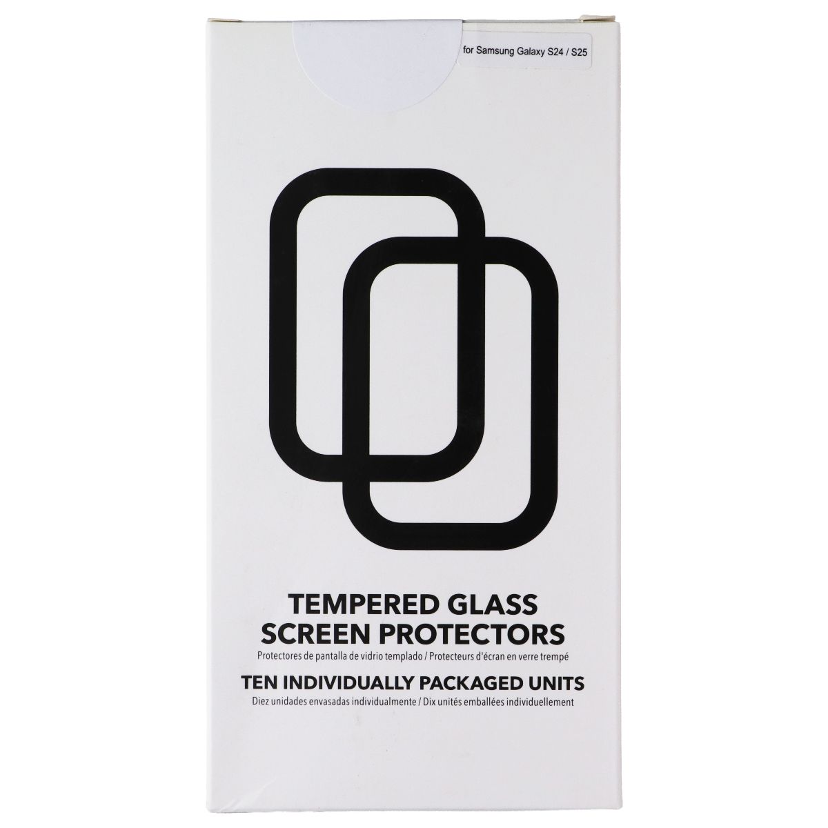 CellHelmet Tempered Glass Screen Protectors for Samsung Galaxy S25/S24 - 10 Pack
