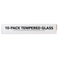 CellHelmet Tempered Glass Screen Protectors for Samsung Galaxy S25/S24 - 10 Pack