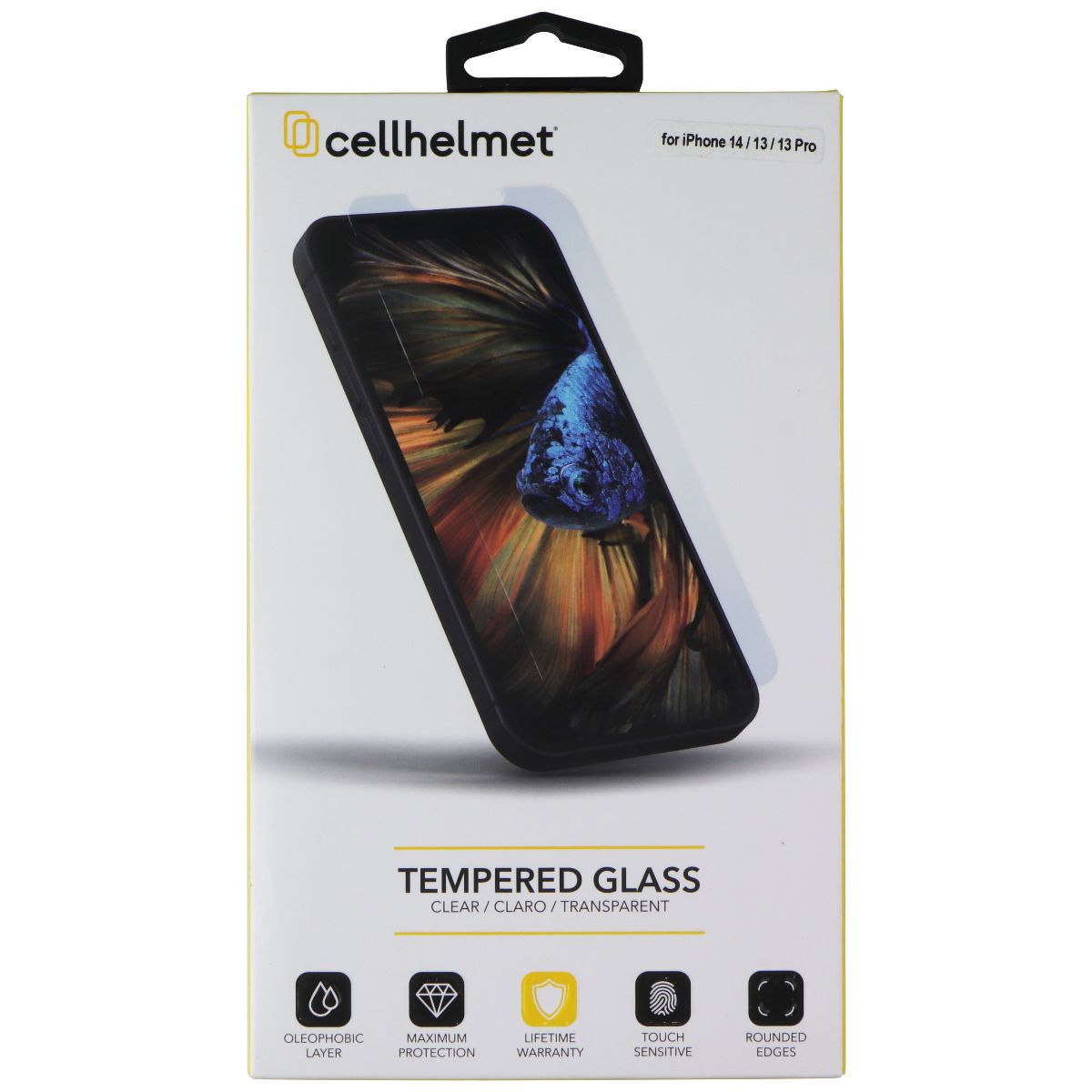 cellhelmet Tempered Glass for Apple iPhone 13/13 Pro