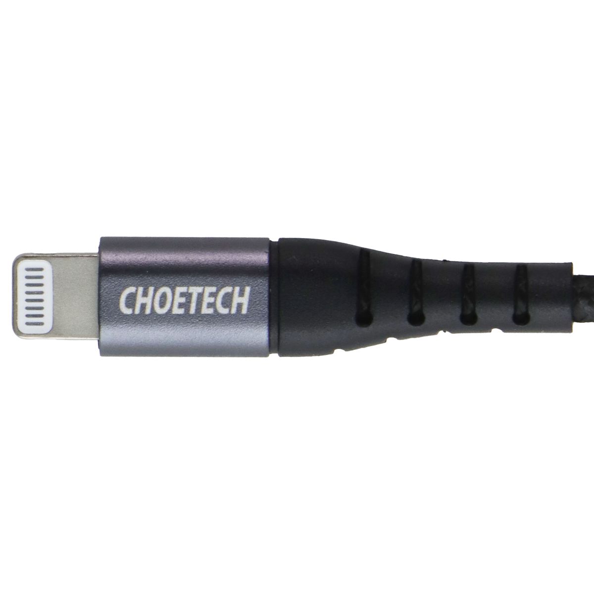 Choetech (1.2M) Nylon Braided USB-C to 8-Pin Lightning Cable - Black (IP0039-BK) Cell Phone - Cables & Adapters Choetech - Simple Cell Bulk Wholesale Pricing - USA Seller