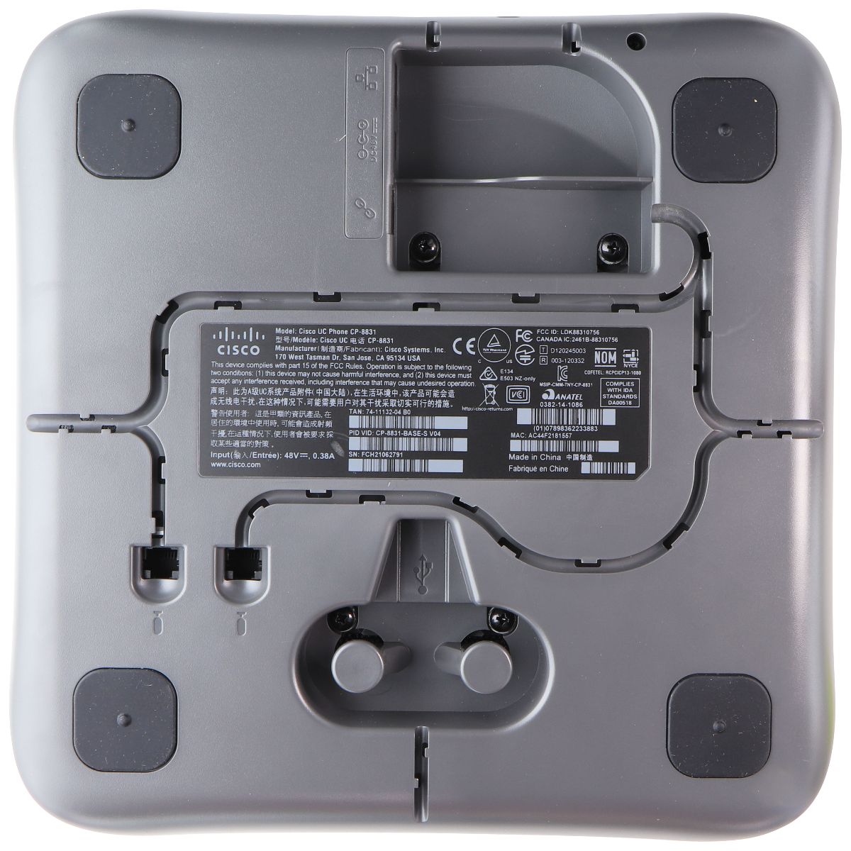 Cisco Unified IP Conference Phone 8831 Base and Controller Networking - Other Enterprise Networking Devices Cisco - Simple Cell Bulk Wholesale Pricing - USA Seller