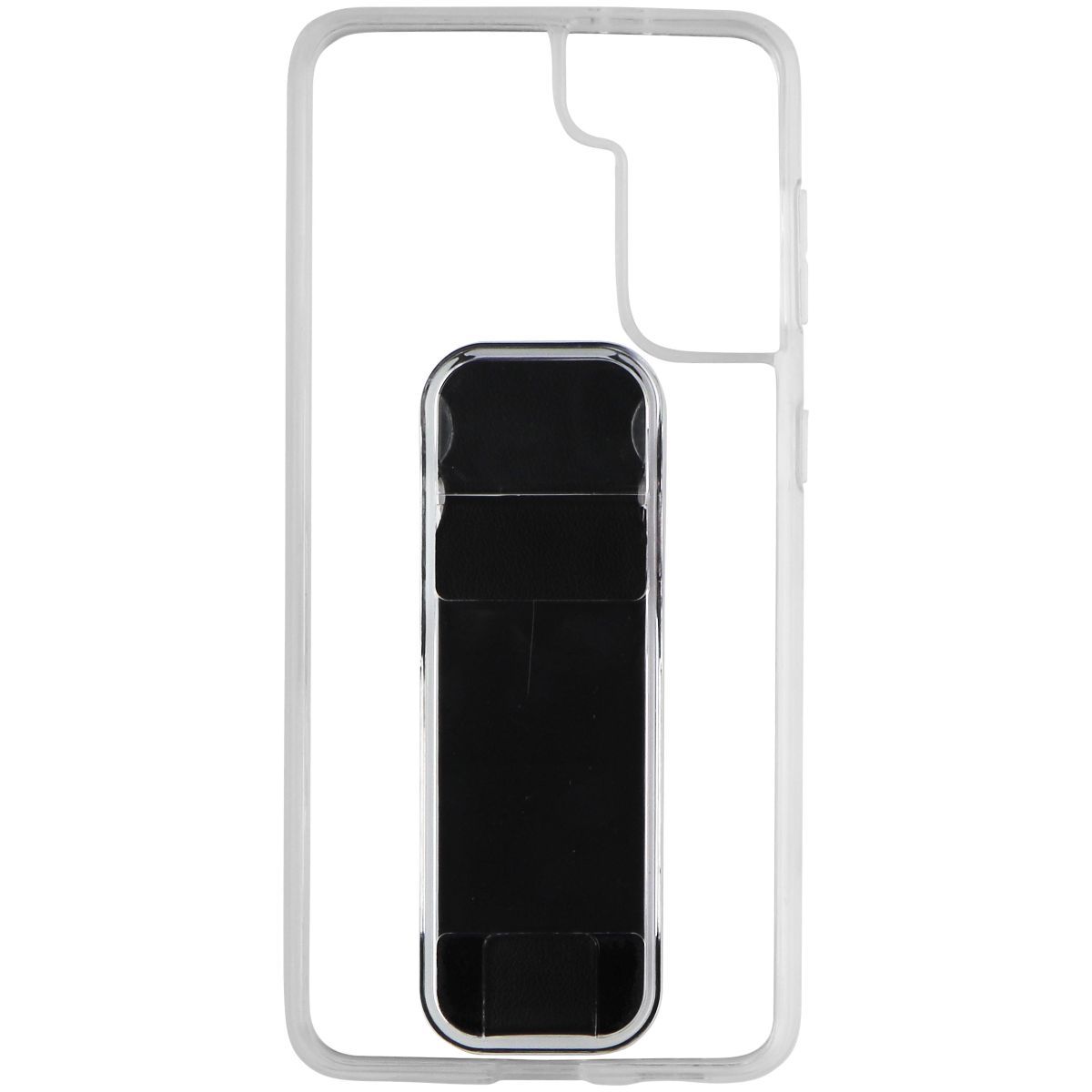 Clckr Stand & Grip Case for Samsung Galaxy S21 5G - Clear/Black Cell Phone - Cases, Covers & Skins Clckr - Simple Cell Bulk Wholesale Pricing - USA Seller