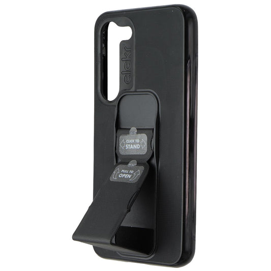 CLCKR Stand + Grip Series Case for Samsung Galaxy S23 - Black Cell Phone - Cases, Covers & Skins Clckr - Simple Cell Bulk Wholesale Pricing - USA Seller