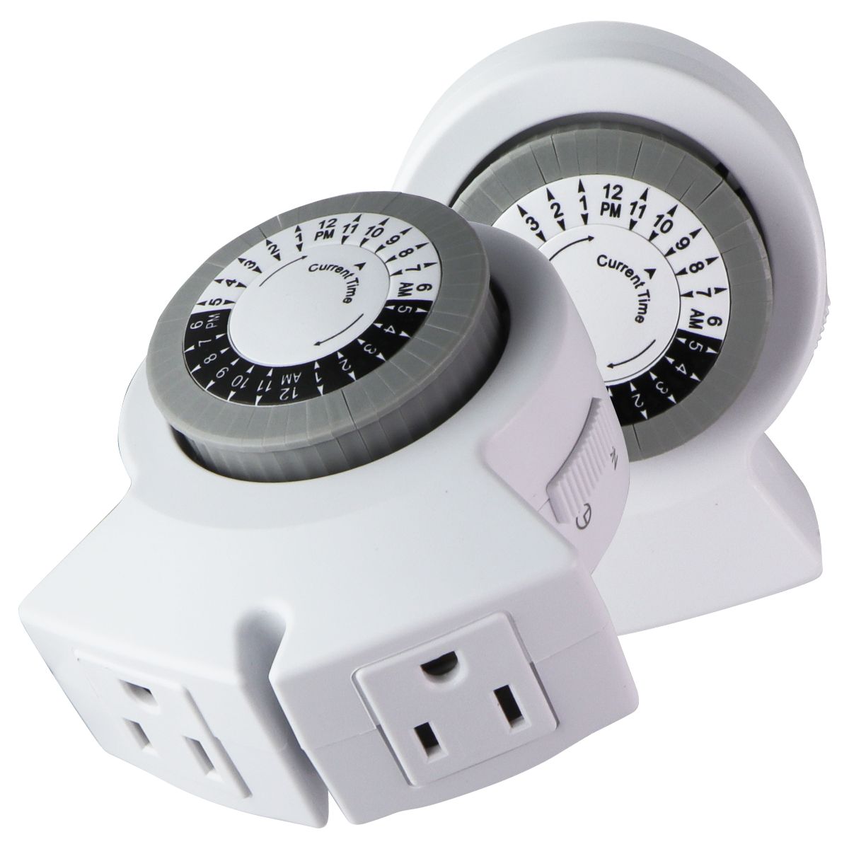 ClearPower 2-Outlet 24 Hour Indoor Mechanical Timer (2 Pack) CP50003 Home Improvement - Other Home Improvement ClearPower    - Simple Cell Bulk Wholesale Pricing - USA Seller