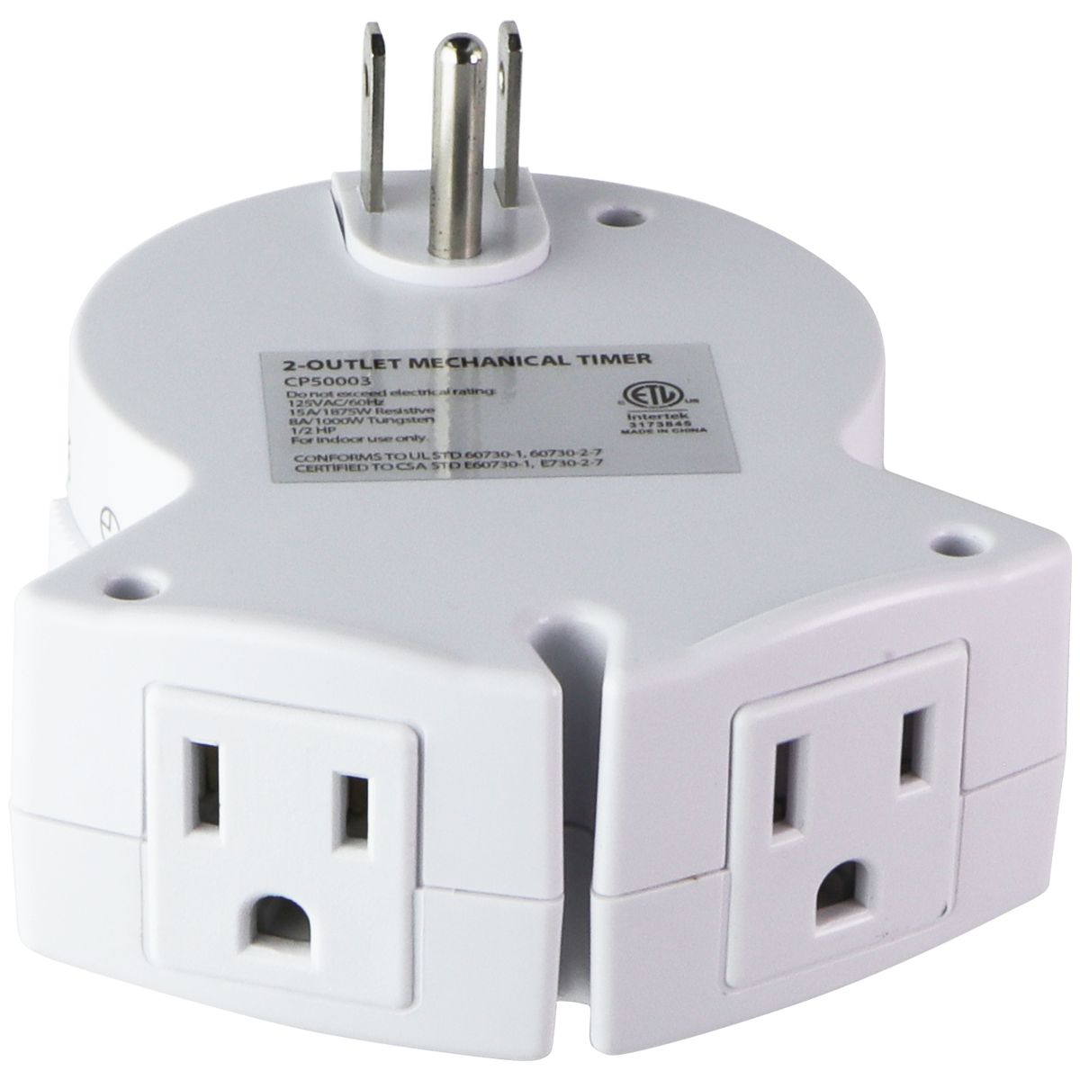 ClearPower 2-Outlet 24 Hour Indoor Mechanical Timer (2 Pack) CP50003 Home Improvement - Other Home Improvement ClearPower    - Simple Cell Bulk Wholesale Pricing - USA Seller