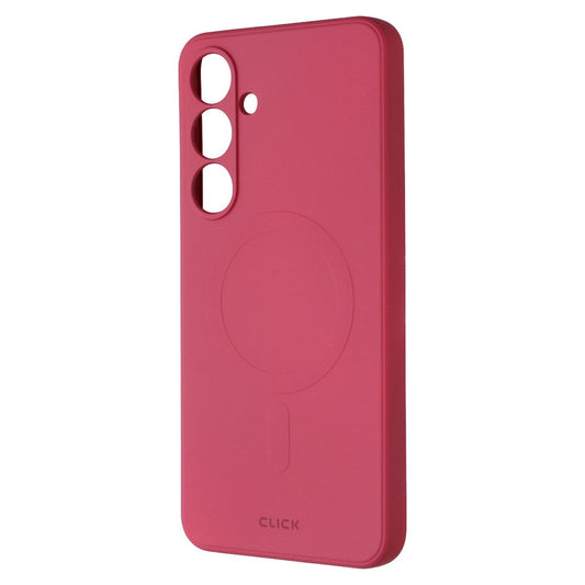 Click Slim Silicon Series Case for MagSafe for Samsung Galaxy S24 FE - Red