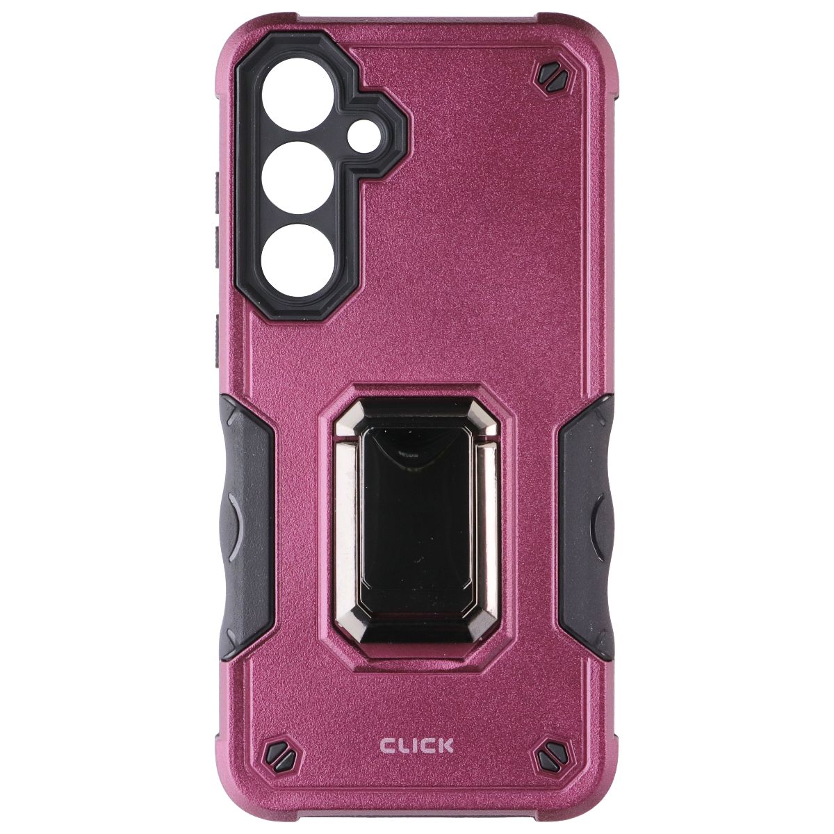 Click Pro Series Case for Samsung Galaxy S24 FE - Burgundy Cell Phone - Cases, Covers & Skins Click - Simple Cell Bulk Wholesale Pricing - USA Seller