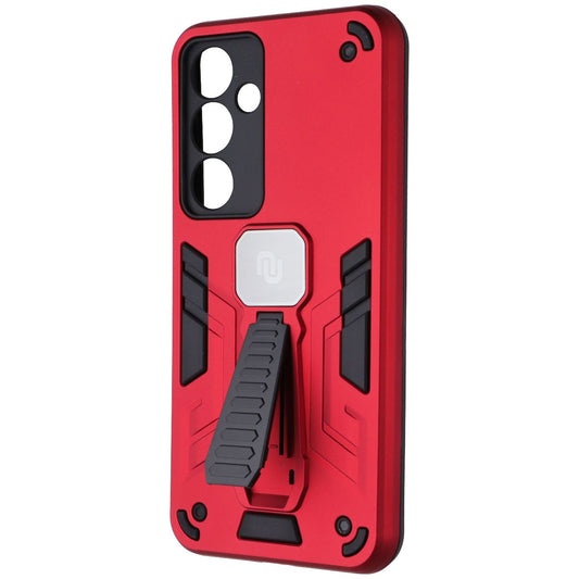 Click Static Series Kickstand Case for Samsung Galaxy S24 FE - Red Cell Phone - Cases, Covers & Skins Click - Simple Cell Bulk Wholesale Pricing - USA Seller