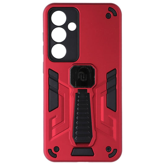 Click Static Series Kickstand Case for Samsung Galaxy S24 FE - Red Cell Phone - Cases, Covers & Skins Click - Simple Cell Bulk Wholesale Pricing - USA Seller