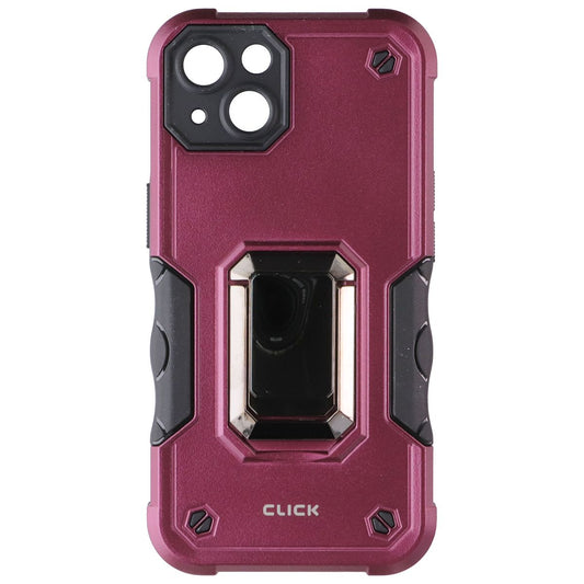 Click Pro Series Case with Kickstand for Apple iPhone 13 - Burgundy Cell Phone - Cases, Covers & Skins Click - Simple Cell Bulk Wholesale Pricing - USA Seller