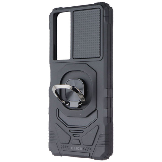 Click Guard Series Case with Kickstand for TCL 50 XE - Black Cell Phone - Cases, Covers & Skins Click - Simple Cell Bulk Wholesale Pricing - USA Seller