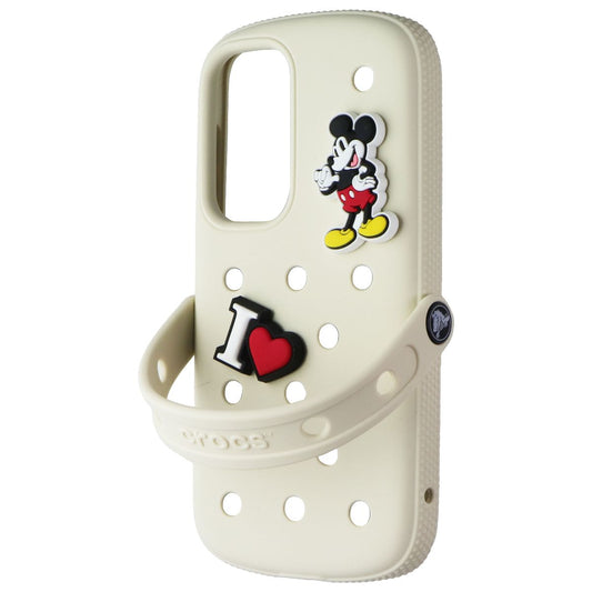 Crocs Case with Jibbitz Charms for Samsung Galaxy S25+ (Plus) - Beige Cell Phone - Cases, Covers & Skins Crocs - Simple Cell Bulk Wholesale Pricing - USA Seller