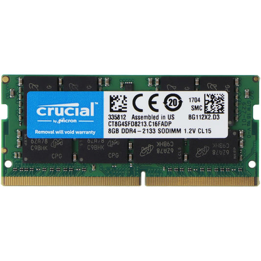 Crucial Single 8GB DDR4-2133 SODIMM Laptop RAM (CT8G4SFD8213) Computer Parts - Memory (RAM) Crucial - Simple Cell Bulk Wholesale Pricing - USA Seller