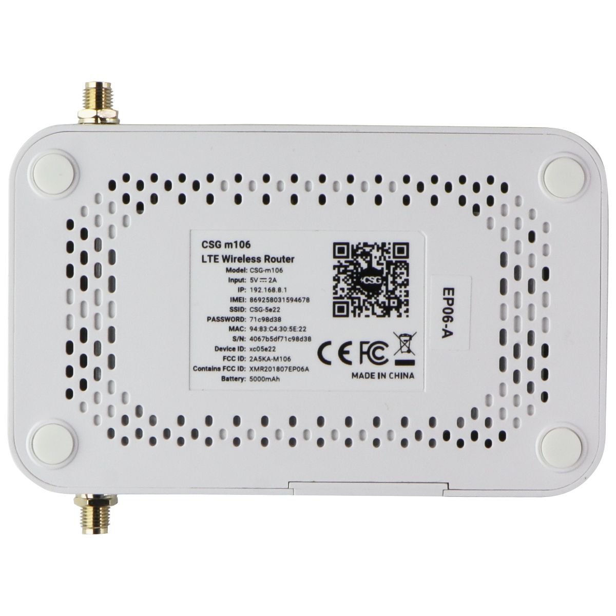 CSG (m106) Gateway Verizon (4G) LTE Compatible Router Networking - Wireless Wi-Fi Routers CSG - Simple Cell Bulk Wholesale Pricing - USA Seller
