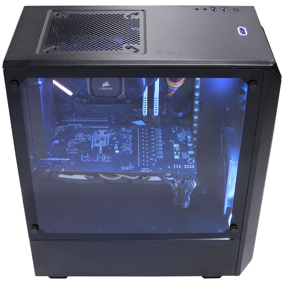 CyberPower C-Series Gaming PC (i5-8600K / GTX 1070 Ti / 1TB + 256SSD / 16GB RAM) PC Desktops & All-In-Ones CyberPowerPC - Simple Cell Bulk Wholesale Pricing - USA Seller
