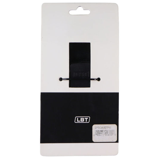 LBT Genuine Leather Phone Holster with Belt Clip & Magnetic Top Clasp - Black Cell Phone - Other Accessories LBT - Simple Cell Bulk Wholesale Pricing - USA Seller