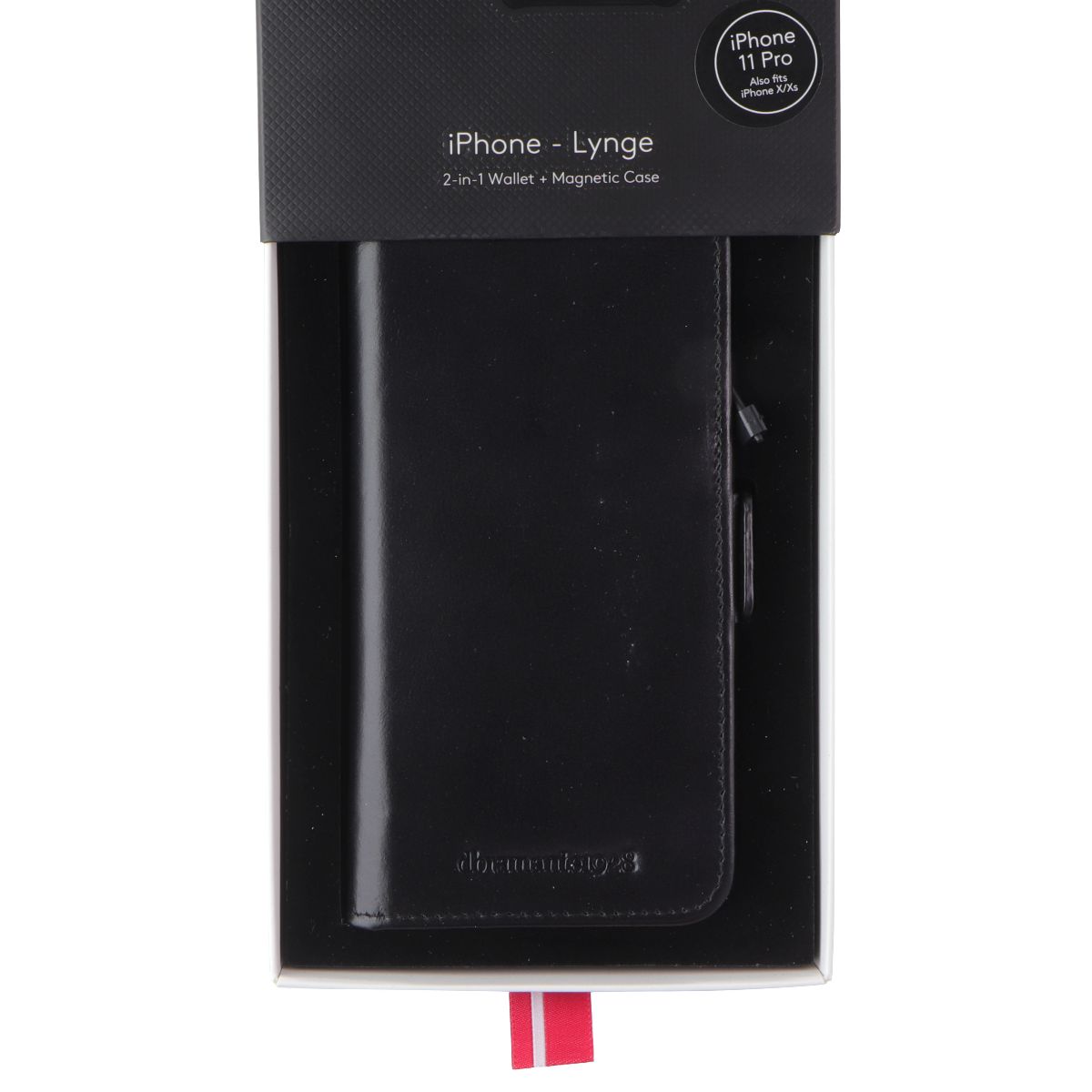 dbramante1928 Lynge Wallet Magnetic Case for Apple iPhone 11 Pro - Black Leather
