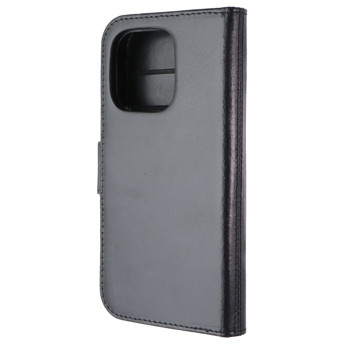 Full-Grain Leather 2-in-1 Wallet Folio Case for Apple iPhone 15 Pro - Black Cell Phone - Cases, Covers & Skins dbramante1928    - Simple Cell Bulk Wholesale Pricing - USA Seller